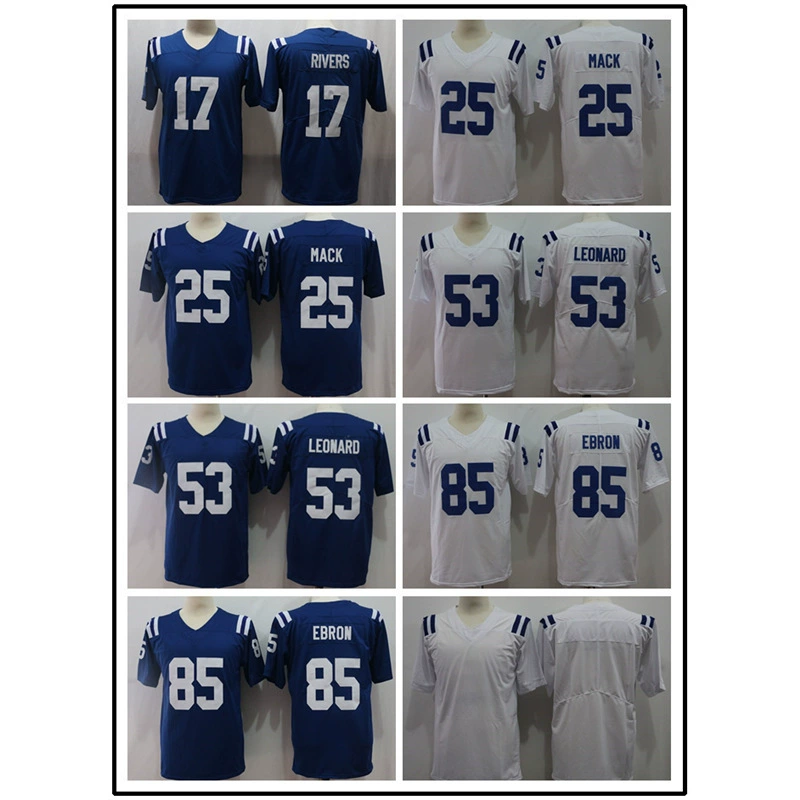 Американский оливковый мяч костюм пони Colts2 # Wentz13 # Hilton12 #17 #25 # Легендарная майка второго поколения