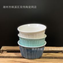 外贸尾单陶瓷库存现货家用烤盅烤碗烘焙碗