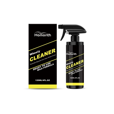HOMONTH wheel hub cleaner: for wheel hub surface maintenance, polishing, rust removal, stain removal, and to restore shine and luster to the paint (Cleaning/curing agent) - 120ml