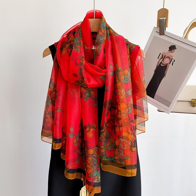 シルクタオル女性2025の新しいマントの外にガーゼタオル三亜海辺のビーチで休暇を過ごすマント