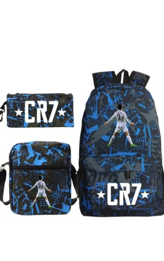 Mochila de tres piezas, mochila para hombres y mujeres, mochila a prueba de salpicaduras [una también es precio al por mayor] mochila de espalda protectora