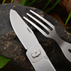 Universal folding tableware stainless steel for traveling, pocket knife, tools set