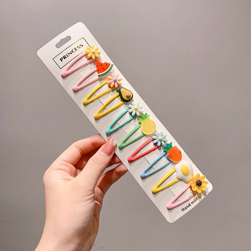 2024 Nueva horquilla de felpa de las mujeres Japonés lindo lado Celebridad de Internet clip lateral horquilla peludo pequeño clip tocado accesorios para el cabello