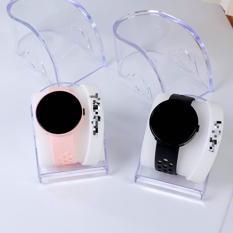 Reloj de cuarzo nuevo reloj electrónico LED coreano simple reloj de estudiante caja de plástico transparente reloj gran cantidad Congyo