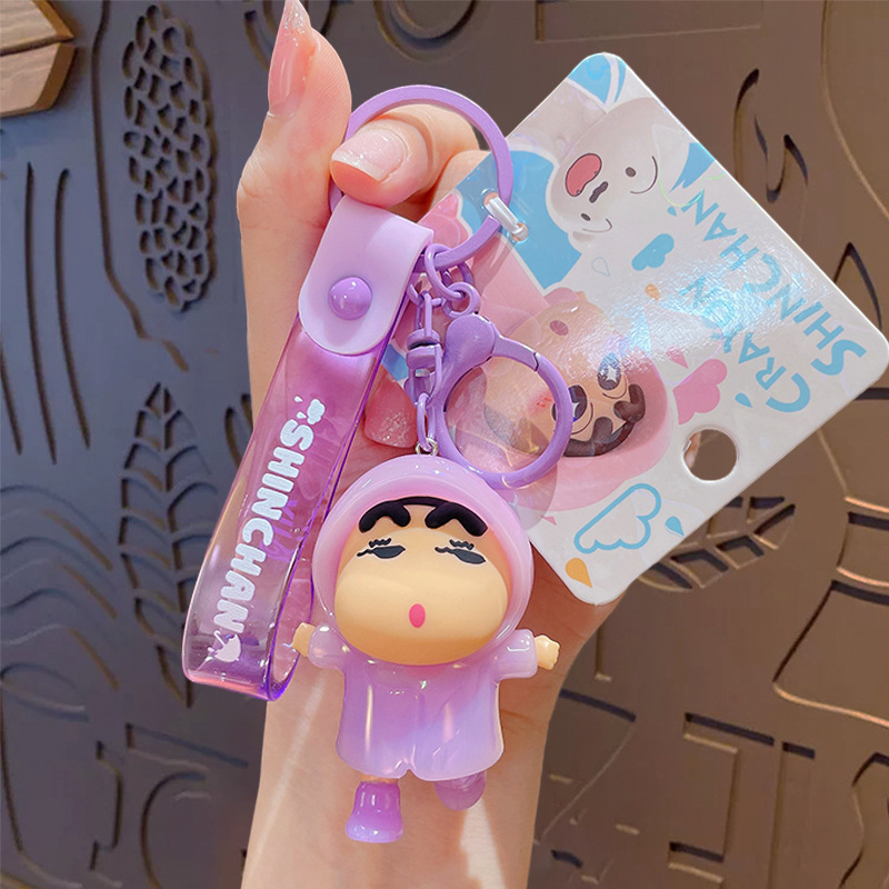 本物のクレヨンしんちゃん恋人ビスケットシリーズキーホルダーかわいいバッグペンダント車のキーチェーンギフト卸売|undefined