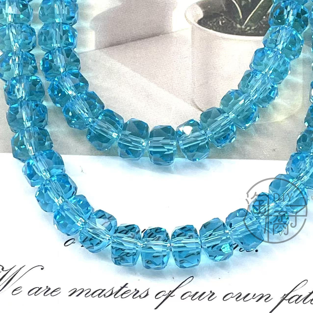 8mm Rainbow Wheel Jingjing Diy Jewelry Este embrión Vidrio Cristal Jewelry Pulsera Collar Moda Jewelry Accesorios dispersos