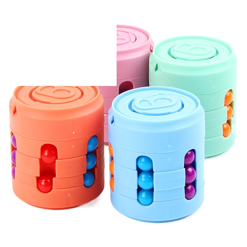 Transfronteriza giratoria Cubo de frijol mágico descompresión bola creativa puede cubo descompresión juguete dedo Gyro