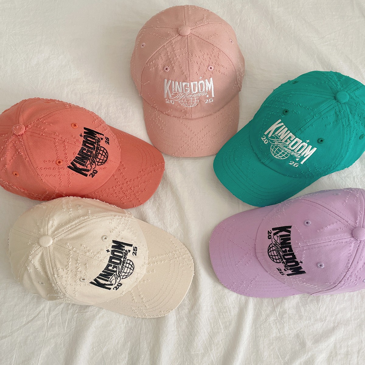 Sombreros infantiles coreanos primavera y otoño bordados letras sombreros de boca de pato para niños sombreros de béisbol para niñas sombreros sombreros de sol