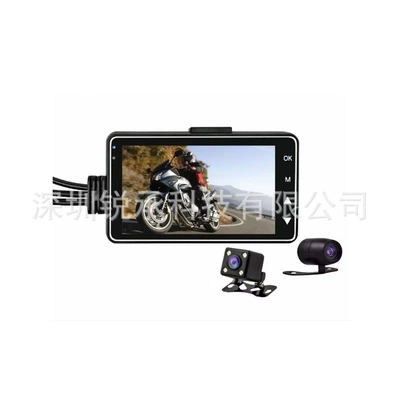 HD video locomotive | Motorcycle driving recorder - exclusively-for-cross-border-foreign-trade-no-memory-card-item-weight-and-size-see-details-a1-host-round-lens-square-lens