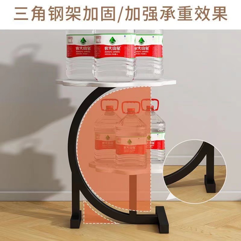 Cream viento mesilla de té mesilla de cabecera de la sala de estar sofá unos pocos modernos y modestos de doble capa mesilla de cabecera doméstica