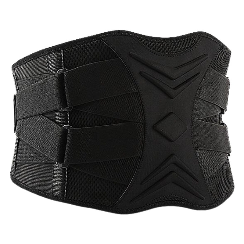 Cinturón de soporte lumbar deportivo antiesguinces del fabricante, equipo de protección transpirable ajustable para yoga y fitness en stock