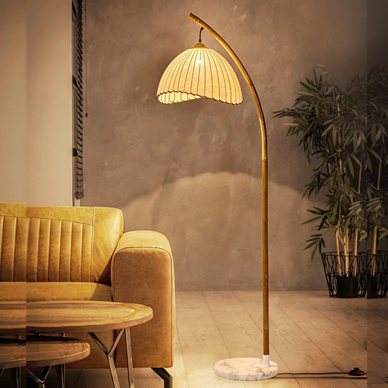 Floor Lamp Retro Wabi-Sabi Chinese Style Zen B&B Bamboo Art Living Room Tea Room Study Reading Bedside Lamp Floor Lamp Retro Wabi-Sabi Chinese Style Zen B&B Bamboo Art Living Room Tea Room Study Reading Bedside Lamp