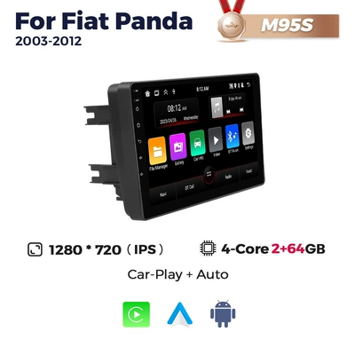 Suitable for Fiat DVD Navigation - m95s-264-quad-core-wifi-version