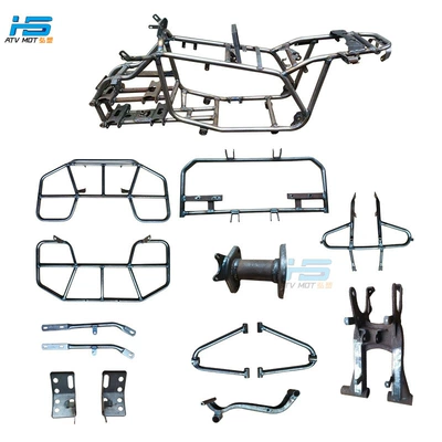 ATV ATV accessories big bull up and down rocker arm rear axle bucket rear axle flat fork pedal shelf direction column frame (Motorcycle frame) - big-bull-frame-full-set