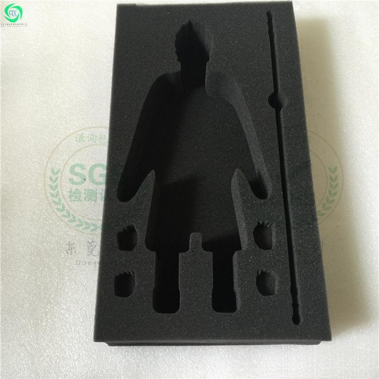 动漫人物包装海绵内衬 动画片人物玩具海绵内托 来图