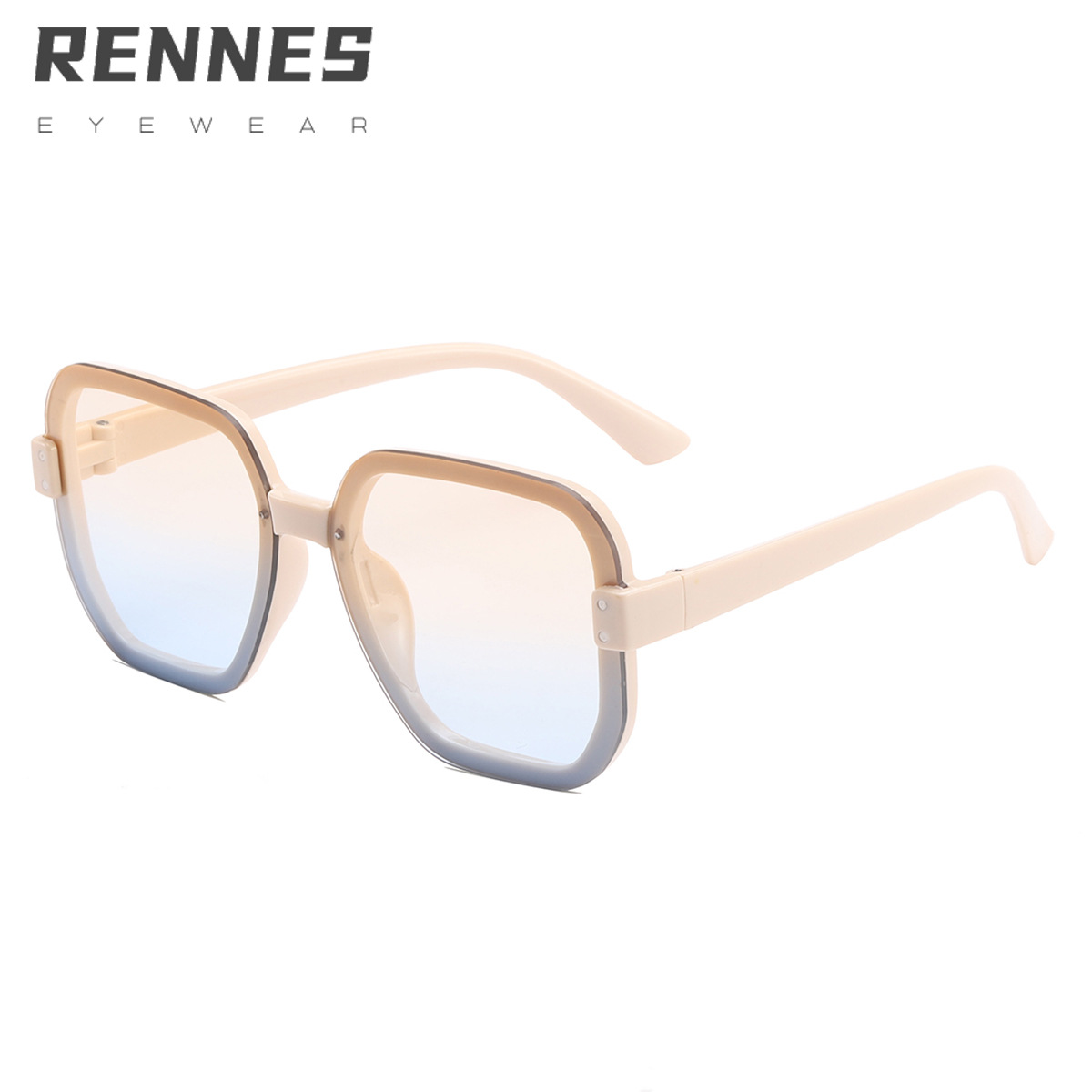 2022 nueva moda gran marco gafas de sol de mujer ins personalidad marco cuadrado copia gafas marea tiro sol sombra gafas de sol 9930