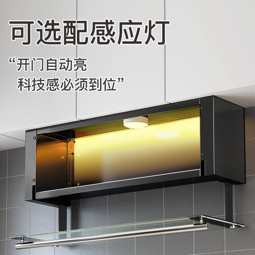 Wholesale kitchen wall-mounted storage rack dust-proof seasoning rack storage box under the wall cabinet for vegetable oil salt sauce bottle storage