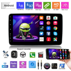 Cross-border 10.1 inch 360 degree rotation dual shaft single fixed universal machine head swivel car navigation manual integrated machine GPS 