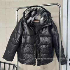 B家情侣款羽绒棉服外套可拆卸背心款三合一男女士夹克帅气