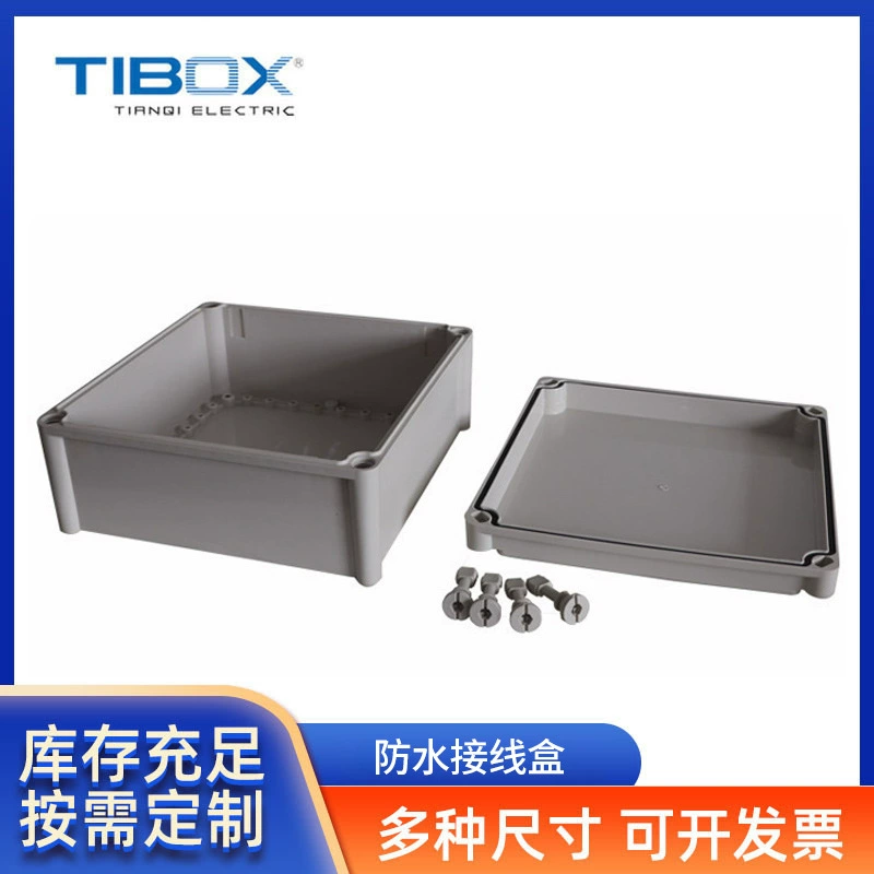 Наружная водонепроницаемая распределительная коробка из АБС-пластика TJ-AG-2828 распределительная коробка для распределения питания ПК Пластиковая распределительная коробка