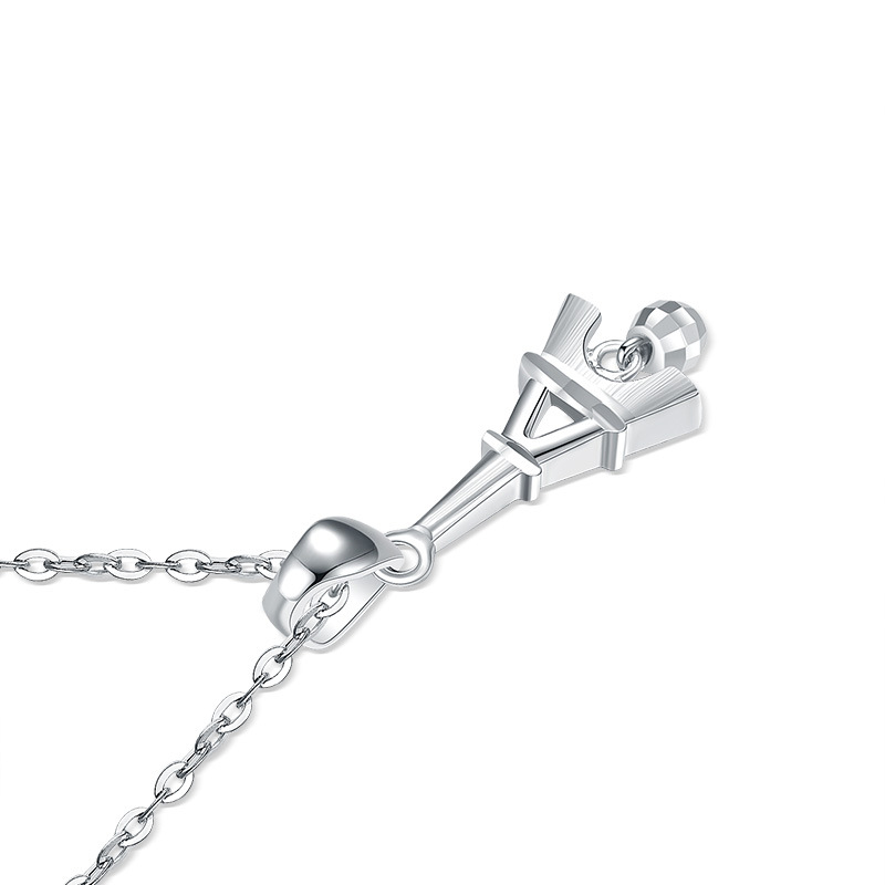 铂金pt999吊坠铁塔