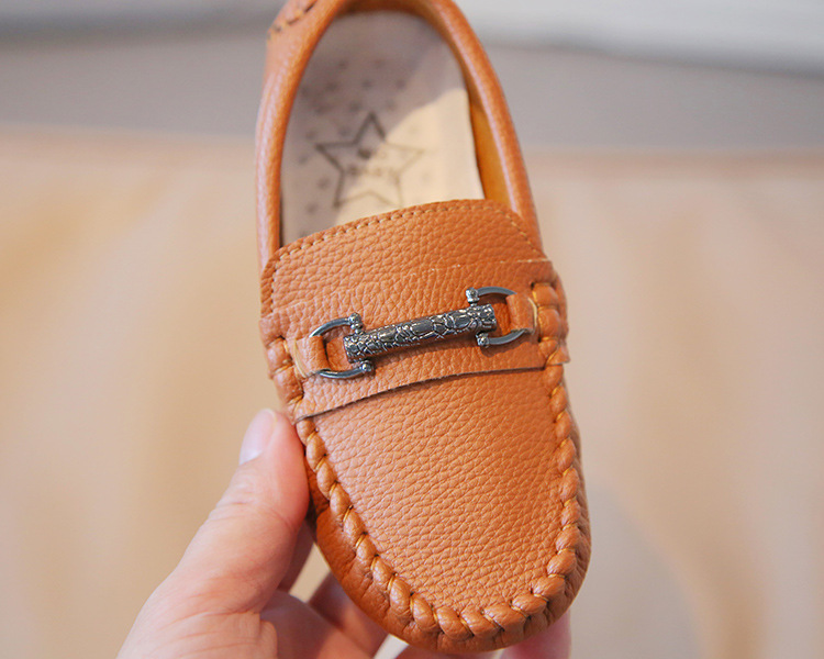 Korean version of one foot pedal Lefu casual bean shoes, new autumn 2022 boys and children's shoes_voghion.com