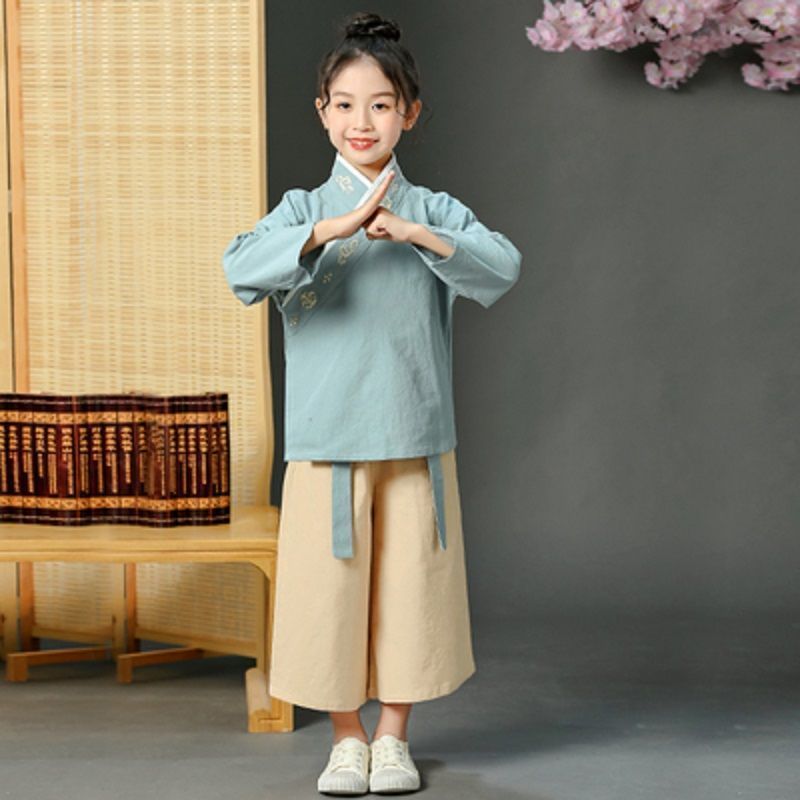 여성용 스카이블루[워시드 코튼]