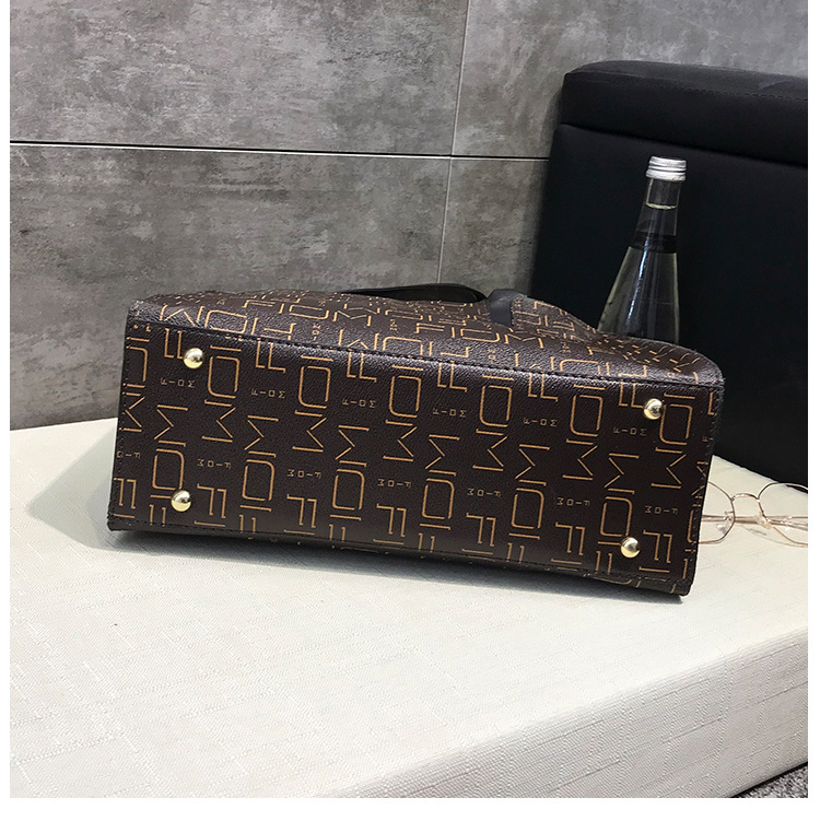 New European and American cross-border fashion women's bag three-piece set, mother-and-child bag, versatile, large-capacity crossbody single-shoulder bag undefined