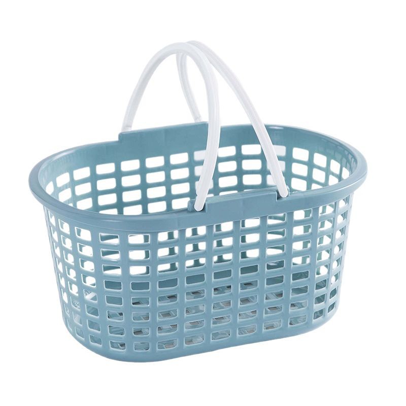 Cesta de almacenamiento de baño cesta de baño de plástico portátil cesta de lavado cesta de fresa hueco de verduras y frutas cesta de almacenamiento