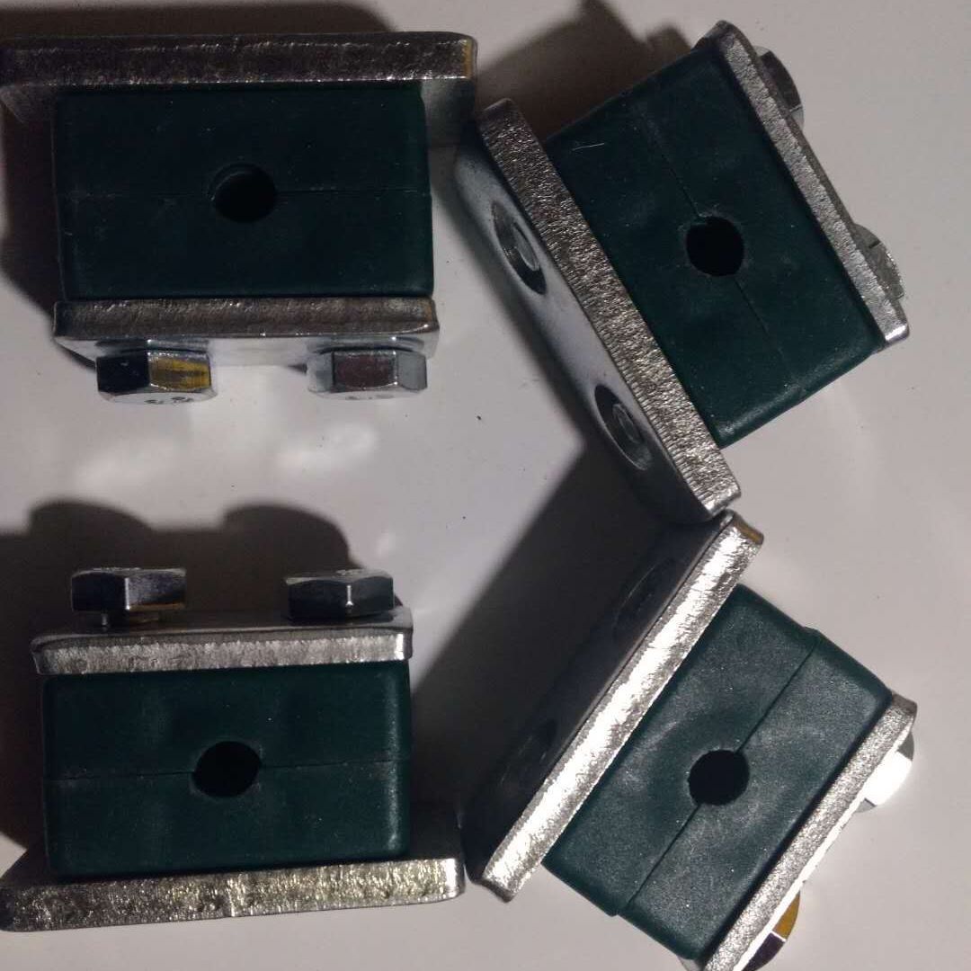 重型液压工程塑料管夹船用电缆钢管卡箍电线马鞍夹油管夹6--314mm