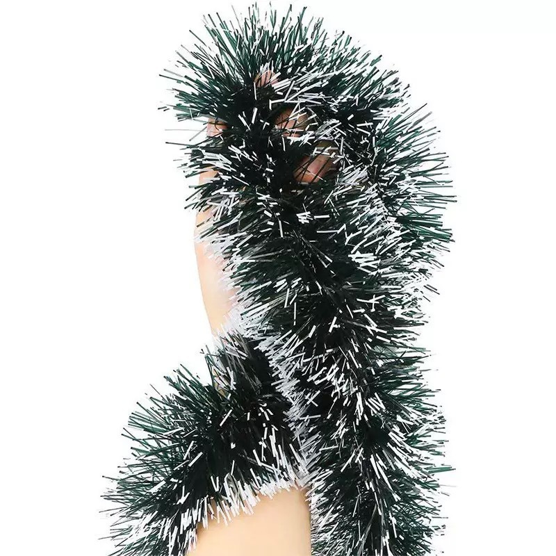 9センチ2メートル暗号化クリスマスカラーバー装飾毛条花彩帯墨緑白辺緑辺メーカー直販|undefined