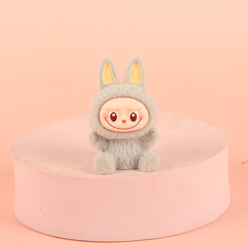 かわいいトレンディな植毛ラブ布羊の装飾品樹脂 diy ジュエリーアクセサリー人形マイクロ風景小さな装飾品ギフト|undefined