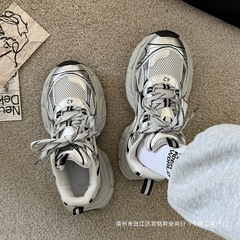 2025夏季新款老爹鞋男ins潮韩版百搭增高运动鞋高级感小众情侣鞋