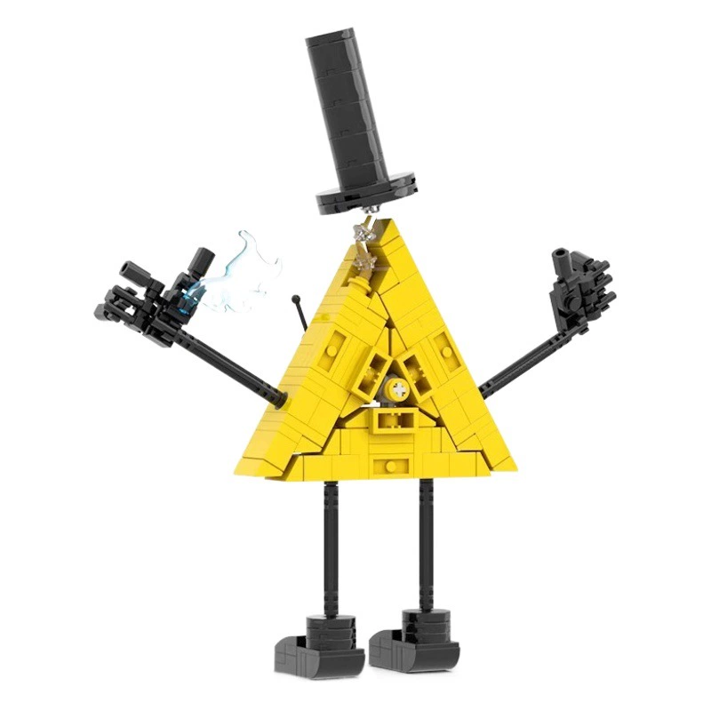 Строительные блоки MOC, совместимые со сборкой LEGO, креативная периферийная фигурка треугольной куклы Weird Town Bill Sailer