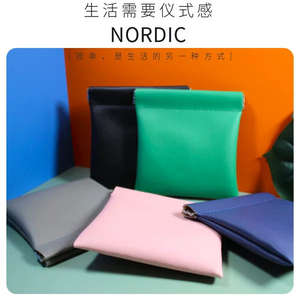 Metal Clasp Bag, Earphone Digital Storage, Coin Wallet, Card Holder, Key Pouch, Novelty Lipstick Coin Purse 1