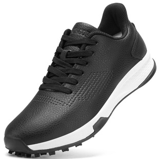 Foreign Trade Source Cross-Border Plus Size Couple Outdoor Leisure Lace-Up Golf Shoes Swivel Buckle Waterproof Anti-Slip Sports