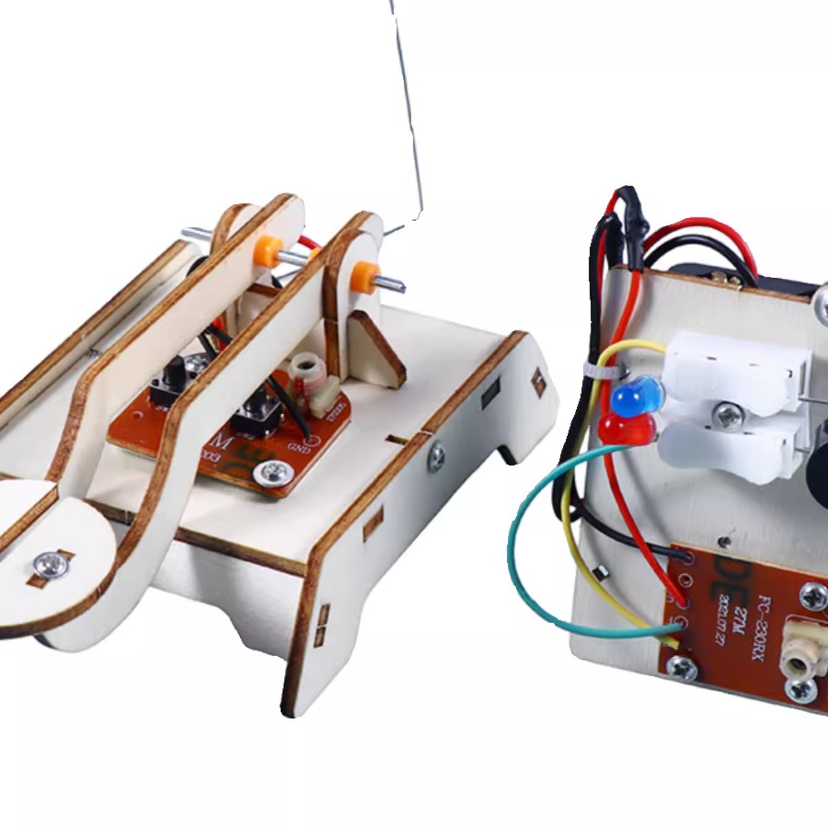 科学実験学生diy創客無線電報機科学技術製作小発明手作り材料stem玩具