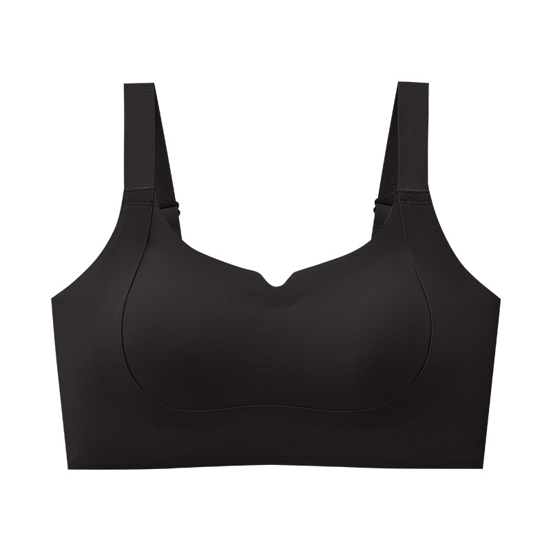 Pechos grandes muestran ropa interior pequeña mujer taza completa anti-caída orejas de conejo sin marca sujetador transfronterizo MM grasa tamaño europeo sujetador de pecho grande