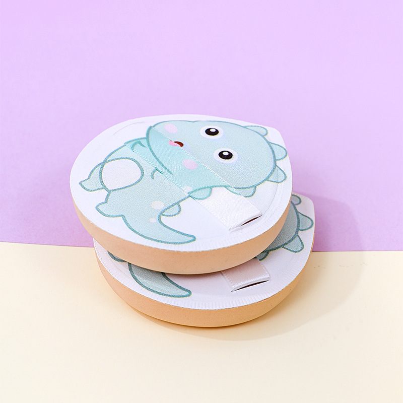 Fábrica personalizada de gran tamaño soplo de algodón de azúcar espeso en forma de gota de leche dragón maquillaje esponja colchón de aire herramientas de belleza al por mayor