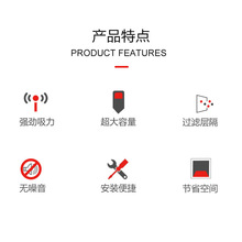 大功率吸尘机工具自助壁挂洗车机汽车店4S店挂墙挂壁美容清理卓倷