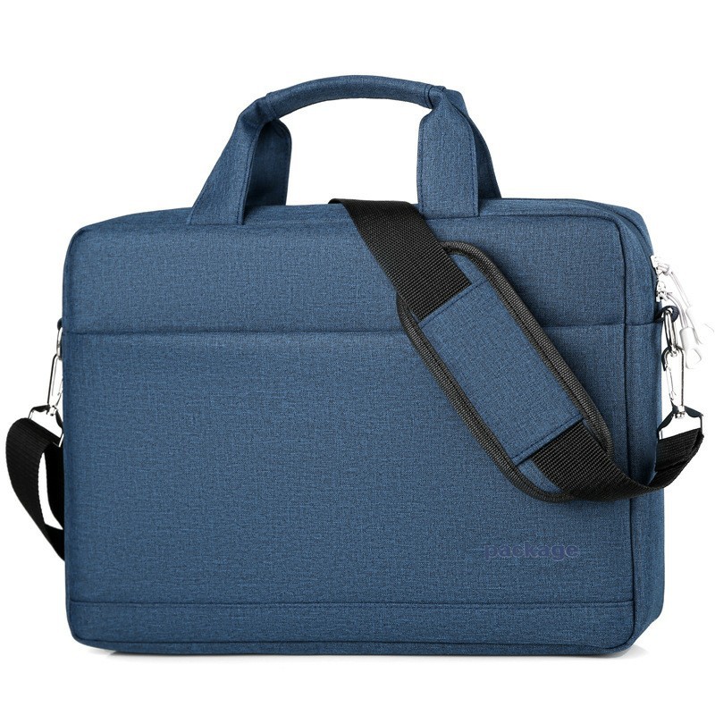 2020 Solid Stereo bag Cross section Square Shape blue The single shoulder bag notebook zipper Computer package
