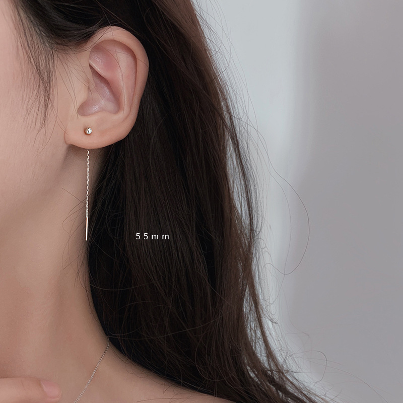 [Muxi] Ear Wire Feminine Ear Wire 2022 New Trendy Earrings Women's Ear Wire Short Design Small Earrings