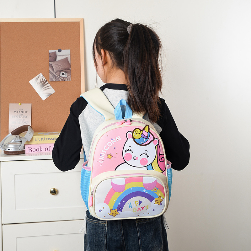 Preescolar pequeña mochila de bebés dibujos animados lindos dinosaurios mochila para niños y niñas 2026 comercio exterior nueva mochila para niños