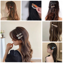 合金古风发夹女气质刘海夹侧边夹网红发卡汉服头饰时尚鸭嘴夹头饰