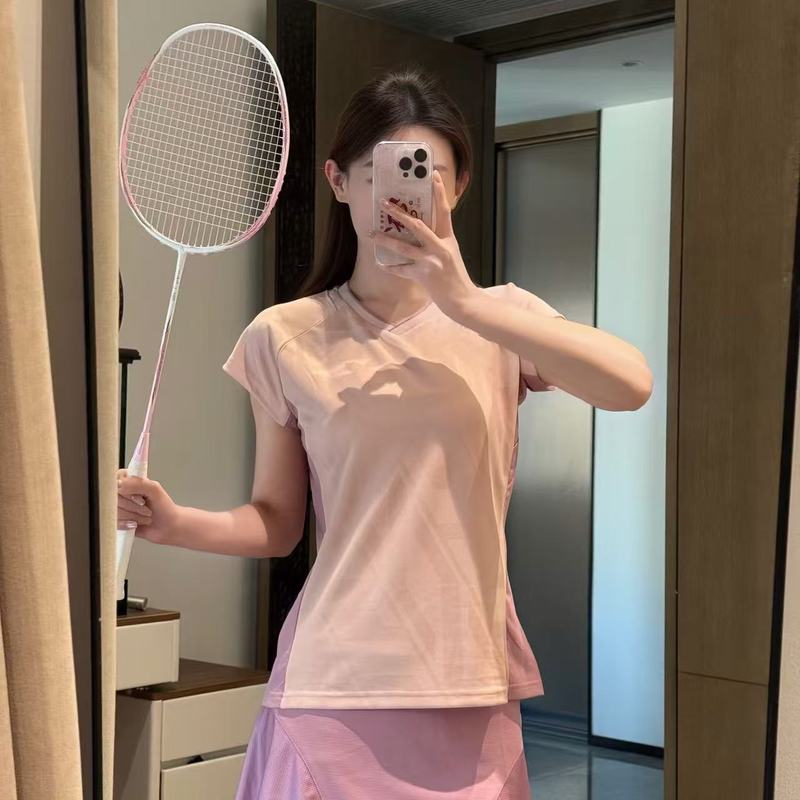 2025新款yy透气速干羽毛球服韩国队全英大赛服男女运动比赛短袖|undefined