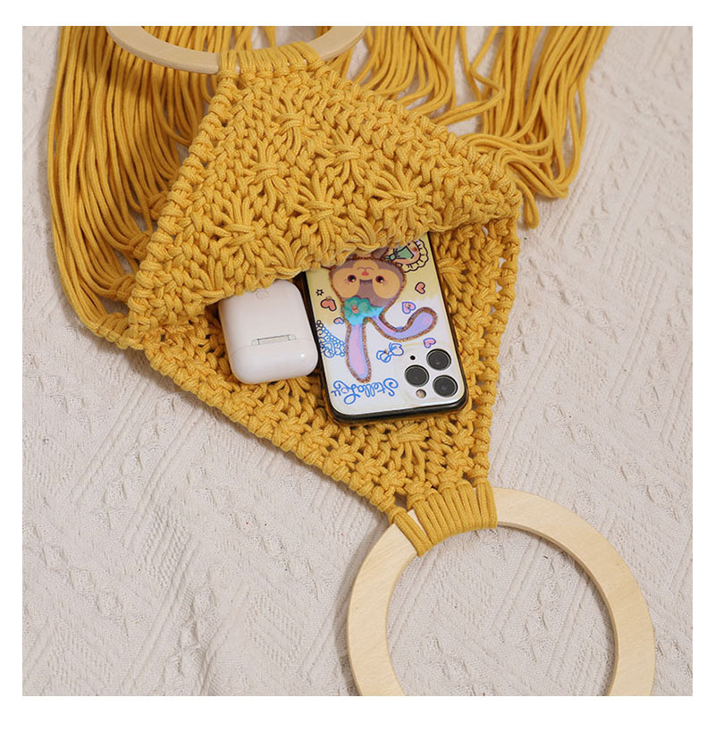 Vintage Style, Classic Style Style Square Shape Medium Size Women's Medium Polyester Solid Color Vintage Style Classic Style Square Open Straw Bag