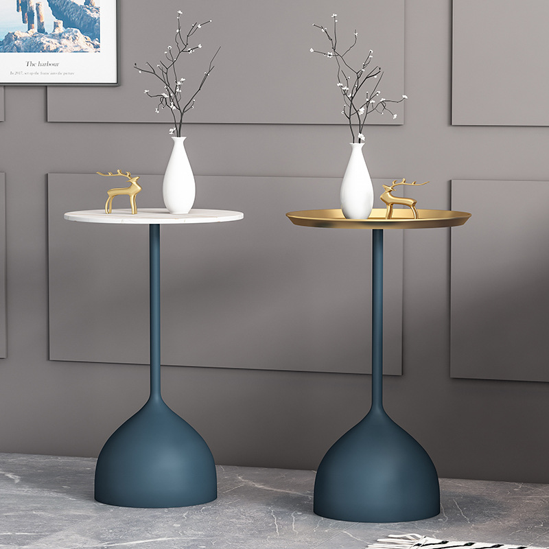 Light Luxury Side Table Simple Modern Nordic Internet Famous Balcony Sofa Side Cabinet Mini Small Round Table Coffee Table Corner Table Bedside Table