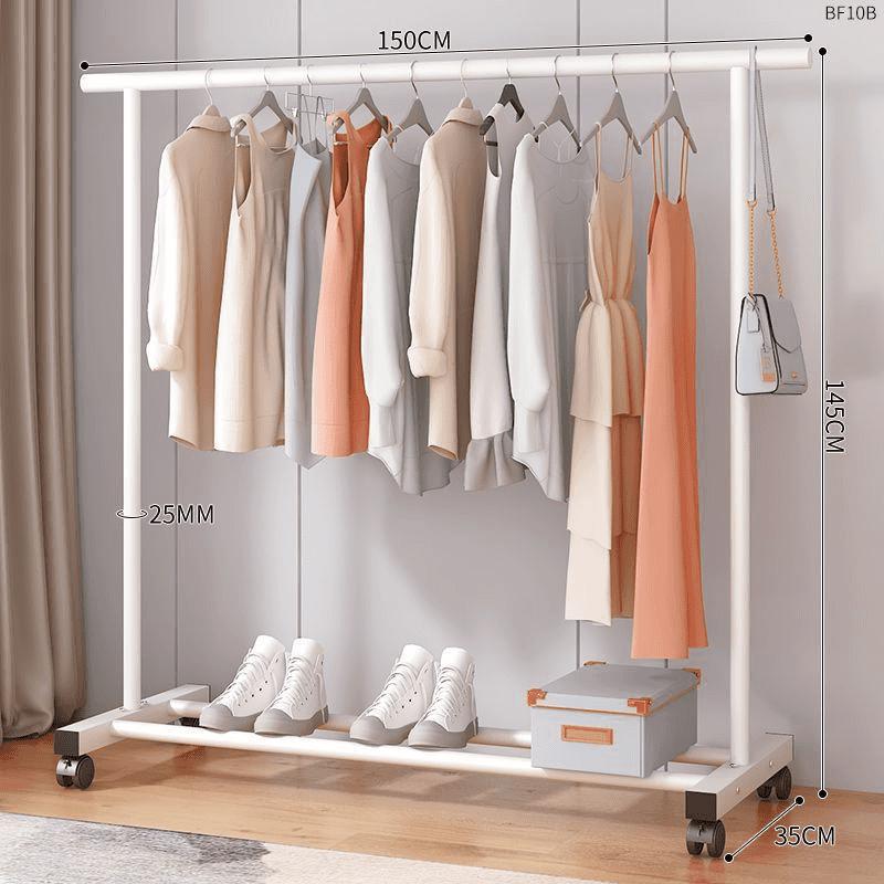 percha de ropa tipo piso para uso doméstico de alto grado colgar prendas de ropa rack varilla telescópica especial para balcón edredón