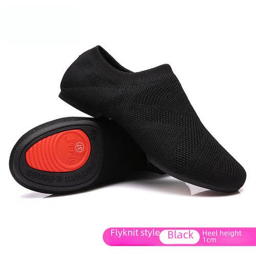 Modern Dance Shoes Cheerleading Dance Shoes Women Soft Sole Practice Shoes Ballet Jazz Dance Shoes Figure National Chinese Dance Shoes