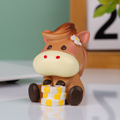 馬年新製品かわいいポニー装飾品馬人形樹脂工芸品馬装飾品デスクトップ装飾文化創造ギフト